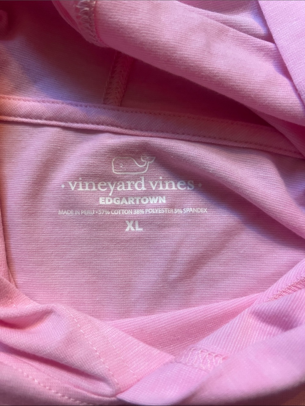 Vineyard Vines Baby Pink Hoodie with Whale Logo - Picture 3 of 8